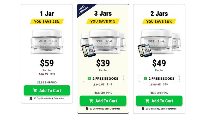 South Beach Skin Lab Pricing: