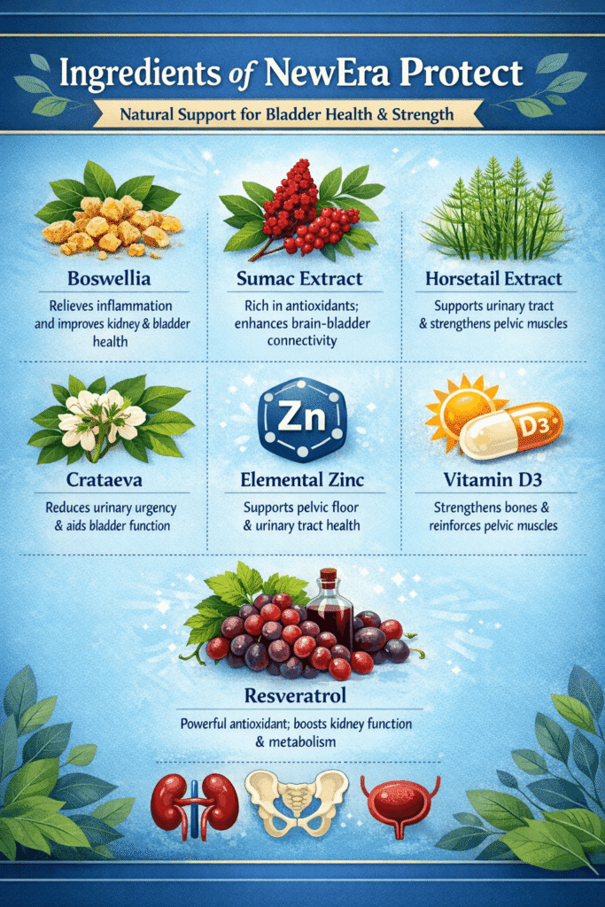 NewEra Protects’ ingredients