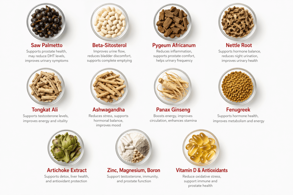 ProstaVive Ingredients and Key Benefits
