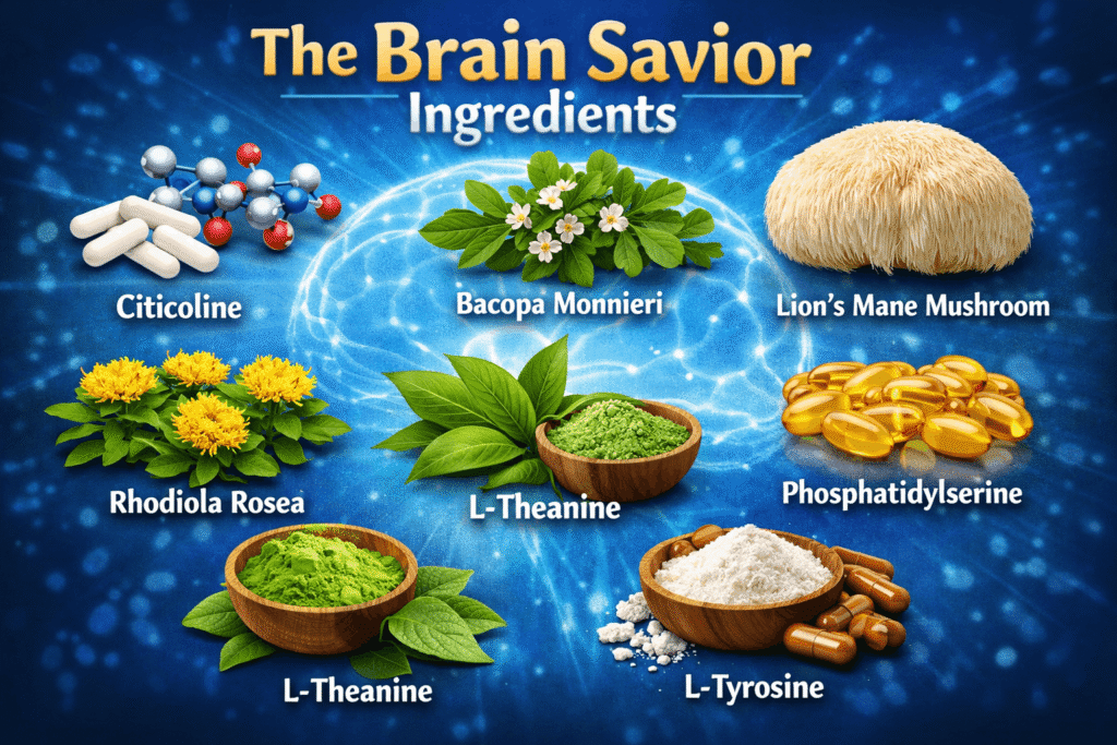 Brain Savior Ingredients